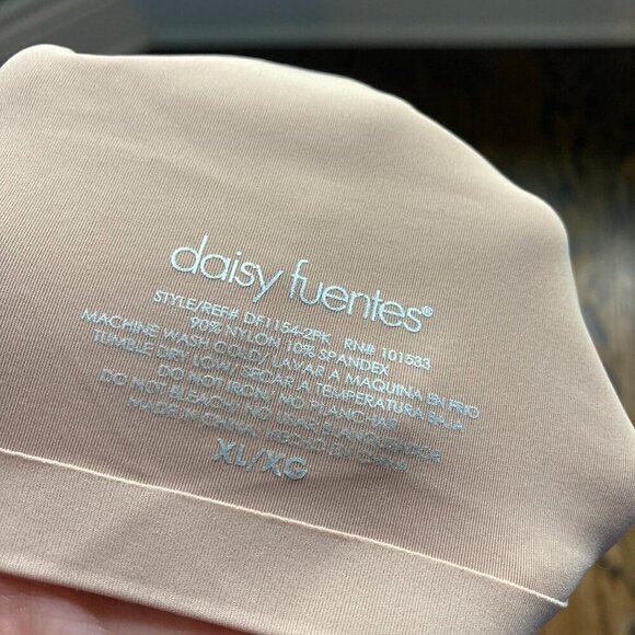 DAISY FUENTES PADDED COMFORT BRA SIZE XL - Picture 3 of 6